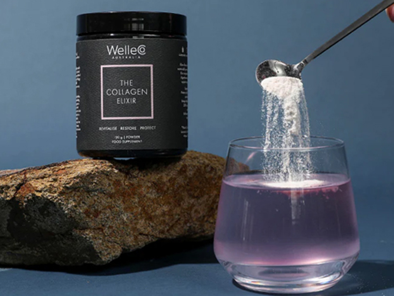 The Collagen Elixir de WelleCo con colágeno marino