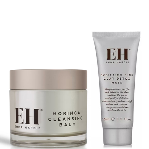 Moringa Cleansing Balm 15 ml + Clay Detox Mask 15 ml