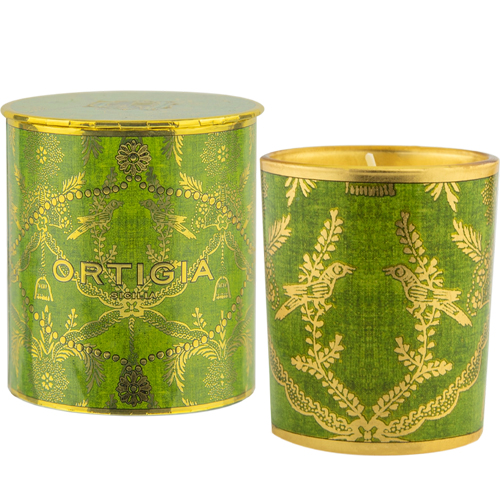 Ortigia Sicilia - Lime di Sicilia Candle Decorated