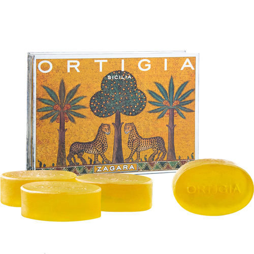 Ortigia Sicilia Zagara Jabones 4 Unidades