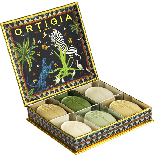 Ortigia Sicilia - Assorted Jungle Black Soap